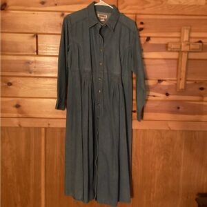 F.a.d.s Vintage Jean Dress 14P Ashley Blue